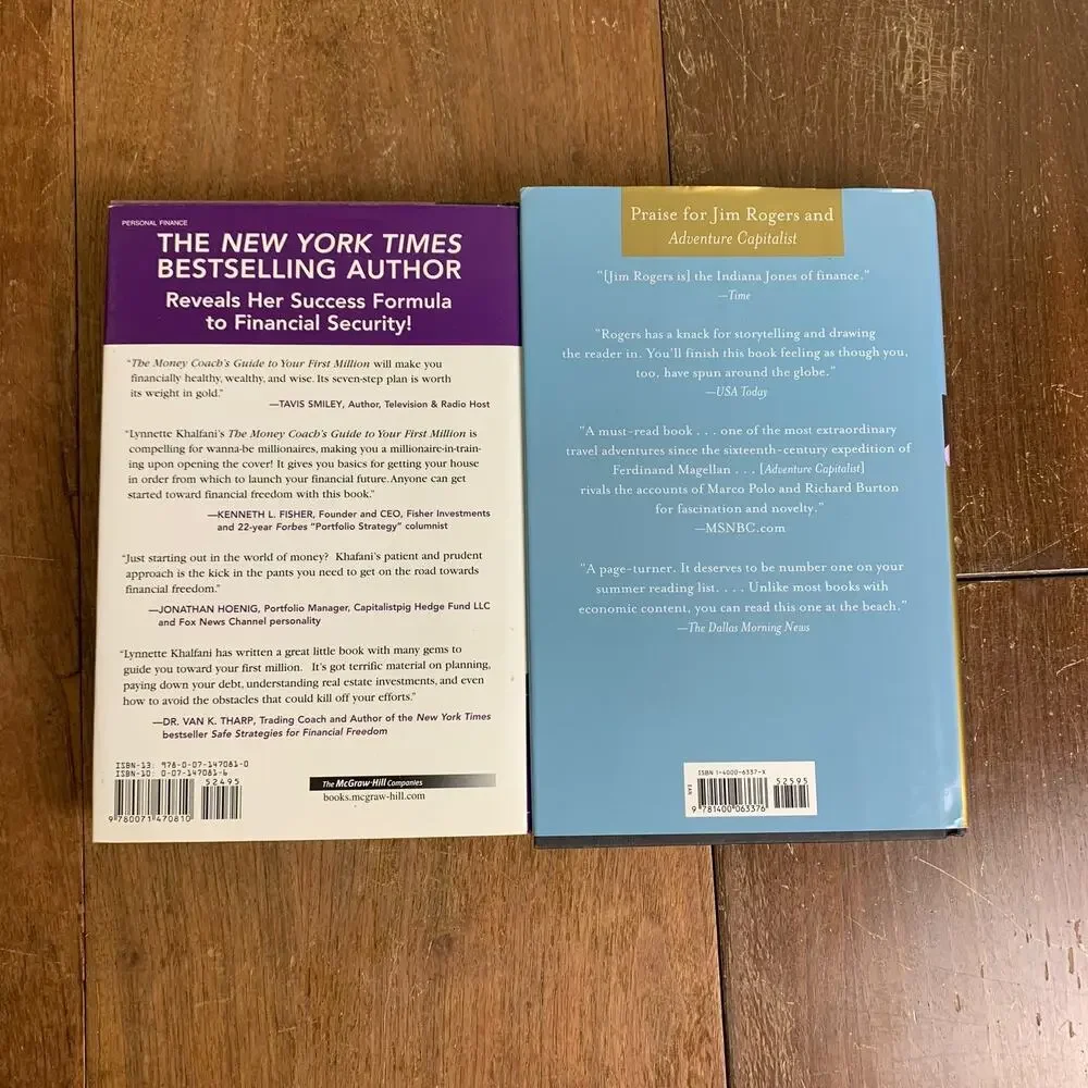 Lynette Khalfani + Jim Rogers Financial advice‎ planning hardback book BUNDLE